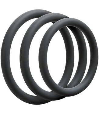 Doc Johnson Doc Johnson - OptiMALE 3 C-Ring Set Dun - Grijs
