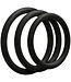 Doc Johnson Doc Johnson - OptiMALE 3 C-Ring Set Dun - Zwart