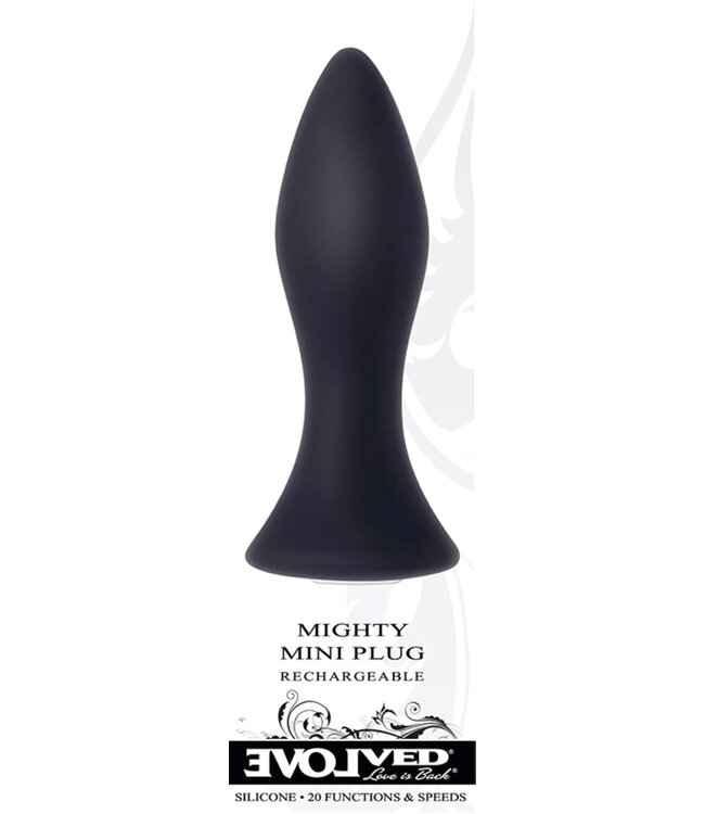 Evolved Evolved Novelties - Mighty Mini Plug - Zwart