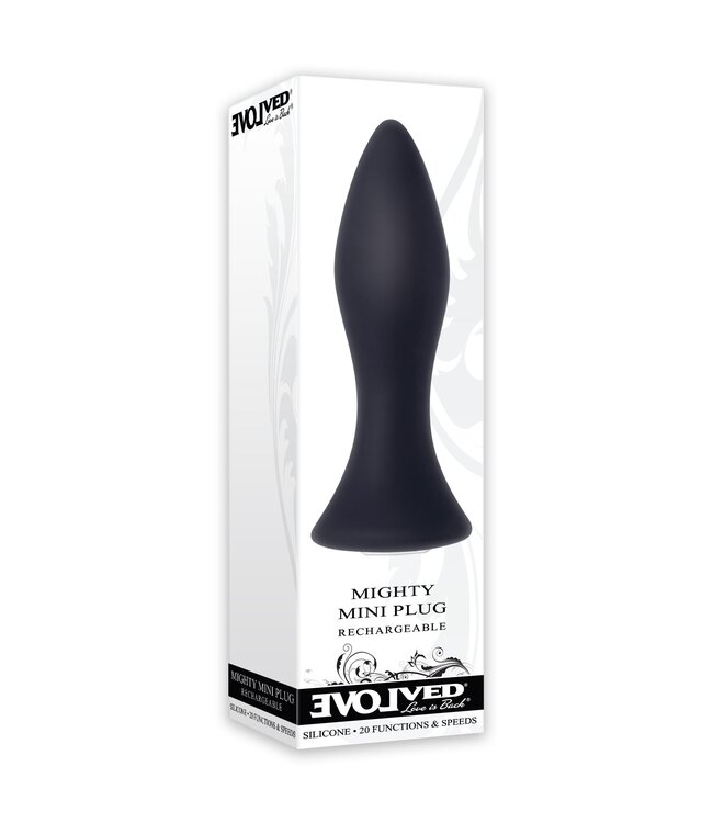 Evolved Evolved Novelties - Mighty Mini Plug - Zwart