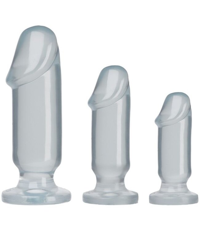 Doc Johnson Doc Johnson - Crystal Jellies Anal Starter Kit - Transparant