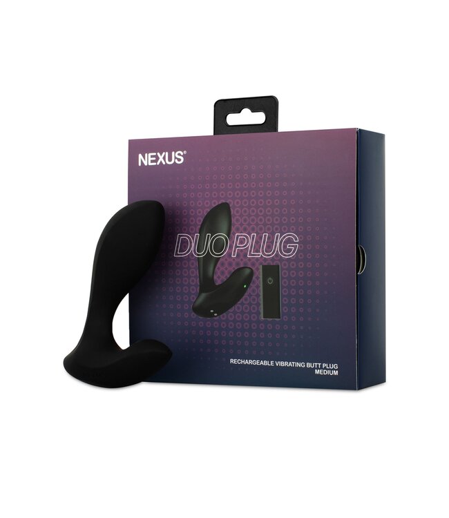 Nexus Nexus - Duo Remote Control Beginner Butt Plug Medium - Zwart