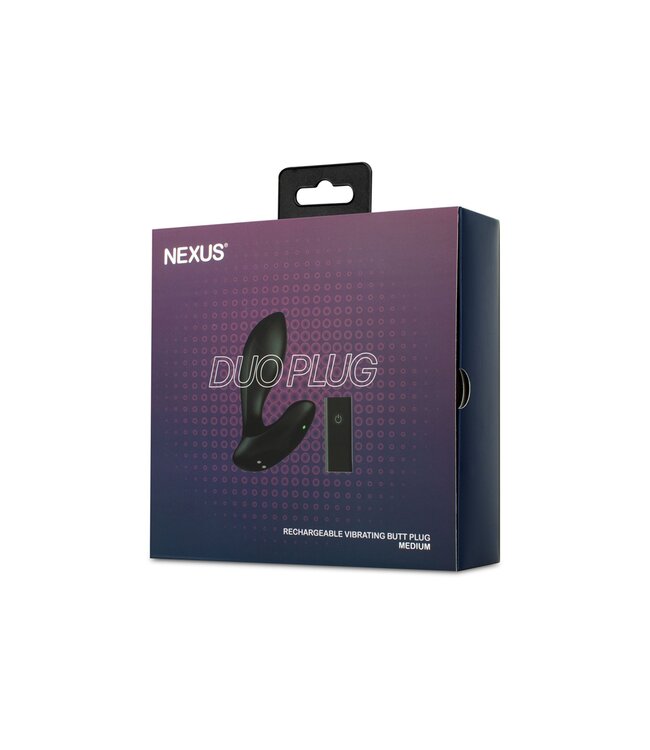 Nexus Nexus - Duo Remote Control Beginner Butt Plug Medium - Zwart