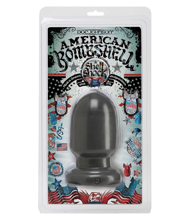 Doc Johnson Ronde brede dildo grijs