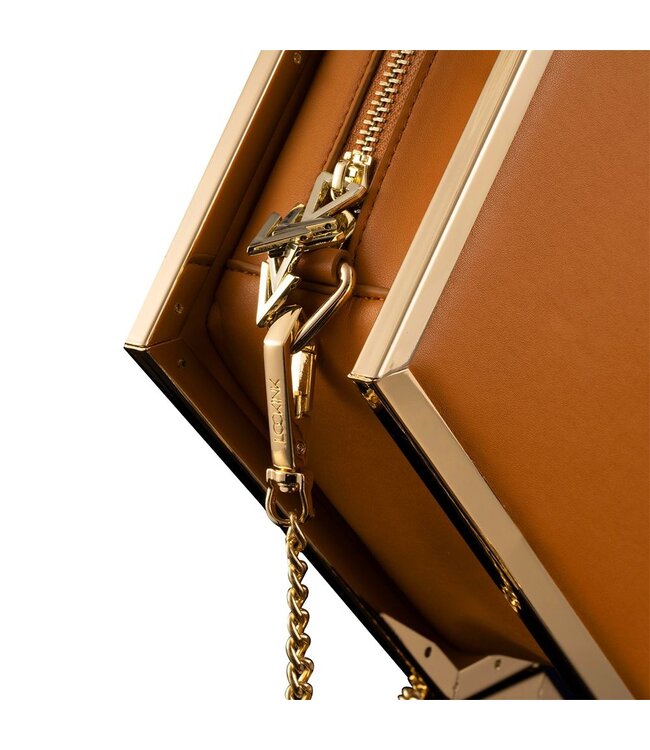 LOCKINK LOCKINK - Mysterious Square Kink Bag - bruin