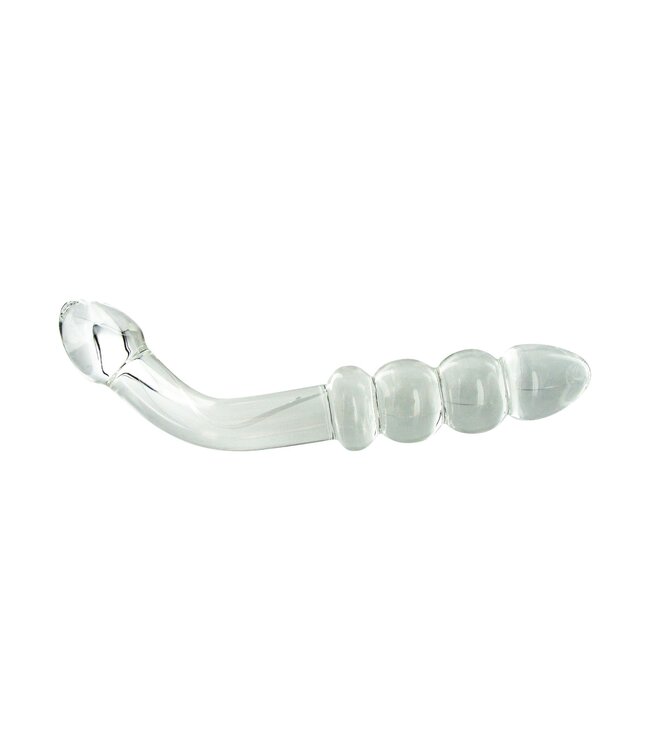 XR Brands Hamsa Glazen G-spot/P-spot Dildo
