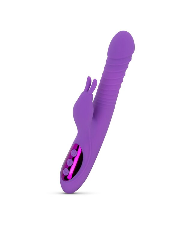 Teazers Teazers – Stotende, Verwarmende Rabbit Vibrator – Paars