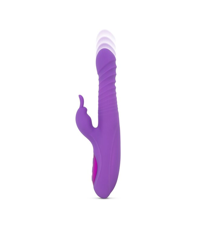 Teazers Teazers – Stotende, Verwarmende Rabbit Vibrator – Paars