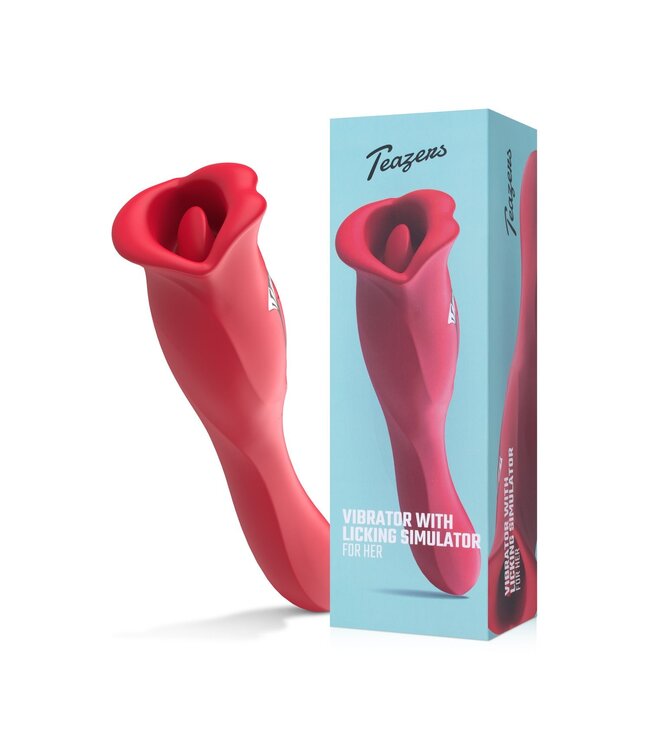 Teazers Teazers Vibrator met Likkende Clitoris Stimulator