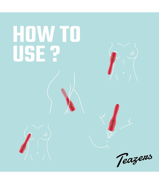 Teazers Teazers Vibrator met Likkende Clitoris Stimulator