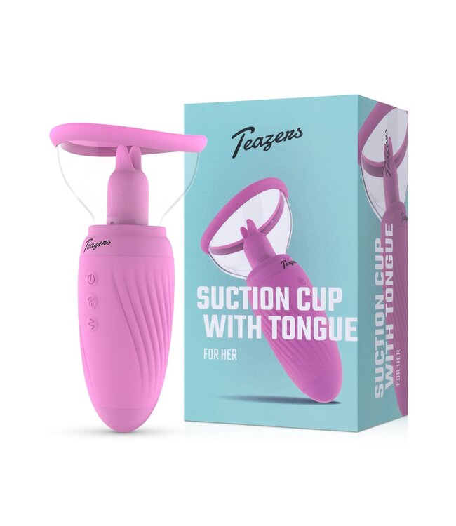 Teazers Teazers Suction Cup met Clitoris Vibrator