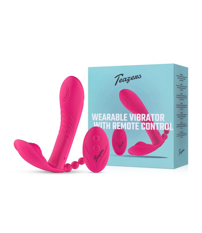 Teazers Teazers Draagbare Vibrator met Afstandsbediening