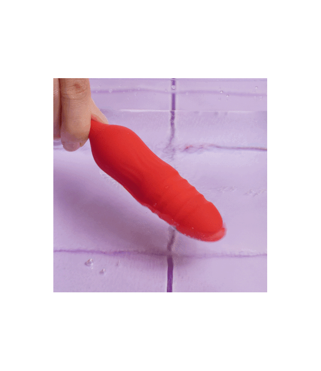 Teazers Teazers – Roos Stotende Dildo Vibrator – Rood
