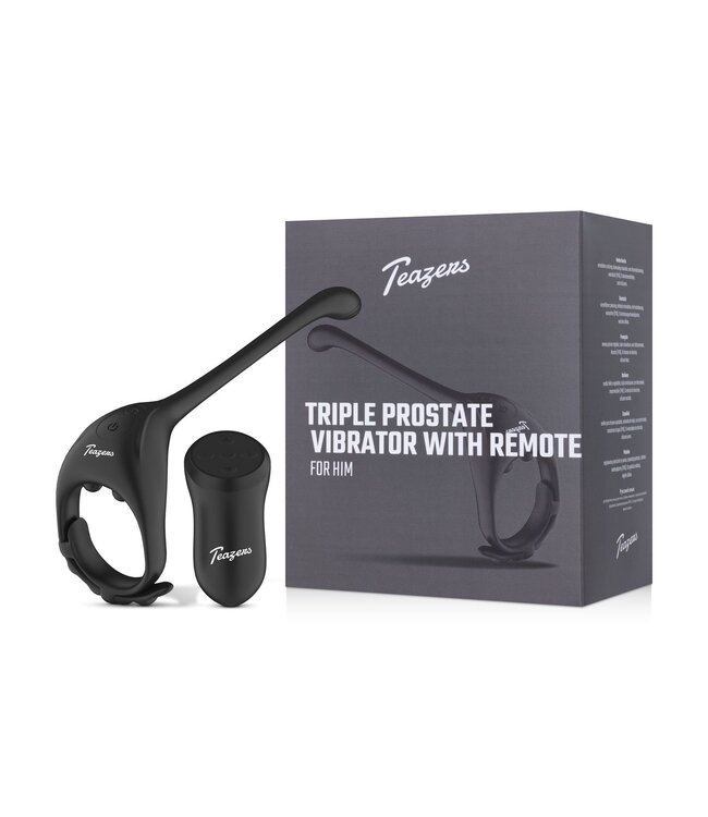 Teazers Teazers Driedubbele Prostaat Vibrator met Afstandsbediening