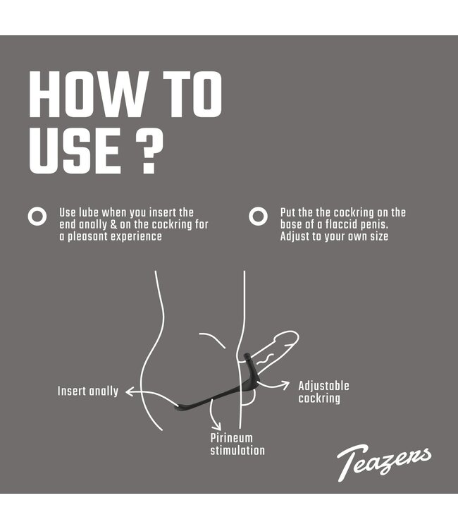 Teazers Teazers Driedubbele Prostaat Vibrator met Afstandsbediening