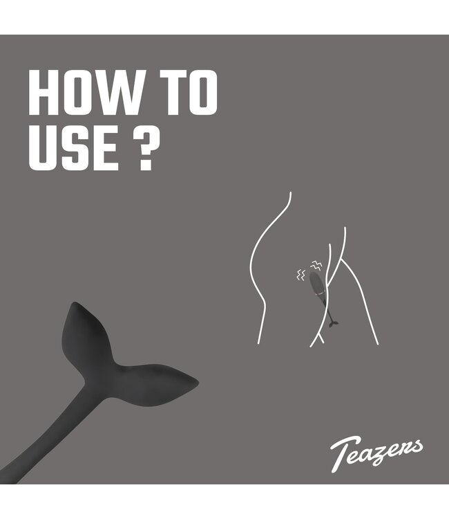 Teazers Teazers – Vibrerend Ei Met Afstandsbediening – Zwart