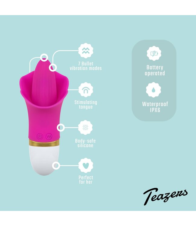 Teazers Teazers – Flower Touch Clitoris Vibrator – Roze