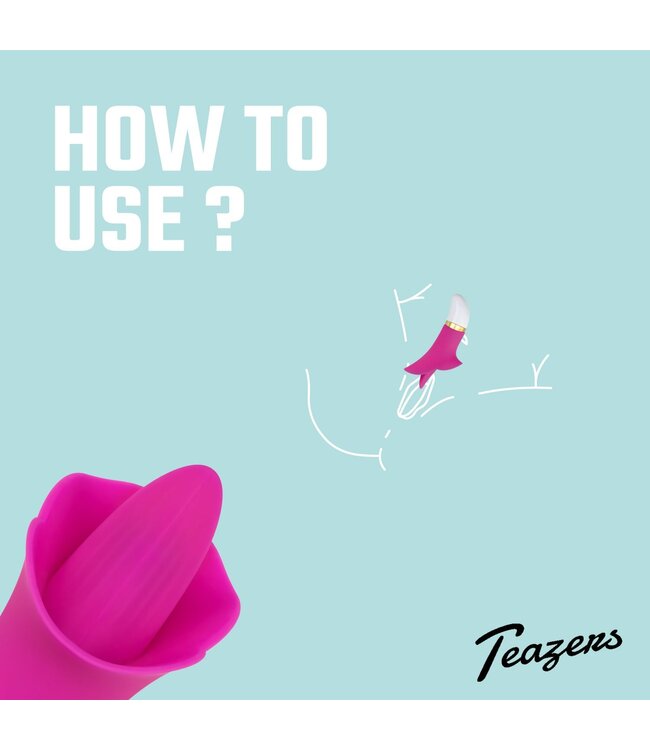 Teazers Teazers – Flower Touch Clitoris Vibrator – Roze