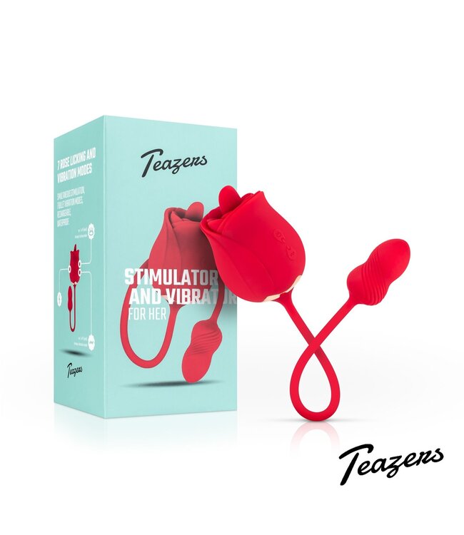Teazers Teazers Rose Vibrator and Clitoris Stimulator