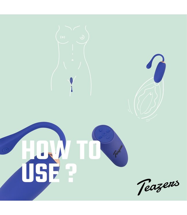 Teazers Teazers Vibrerend ei Met Afstandsbediening