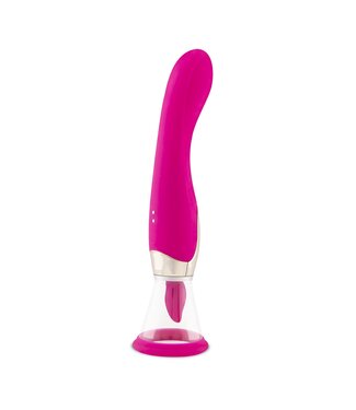 Teazers Teazers - Pleasure Pump Met G-Spot Vibrator - Roze