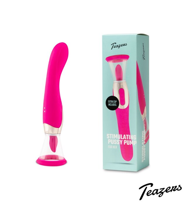 Teazers Teazers - Pleasure Pump Met G-Spot Vibrator - Roze