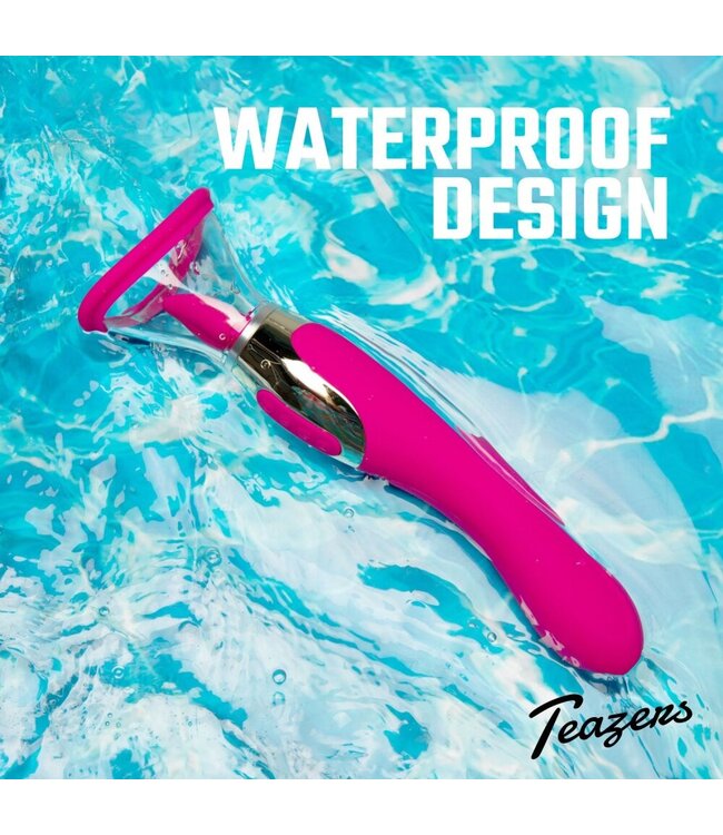 Teazers Teazers - Pleasure Pump Met G-Spot Vibrator - Roze
