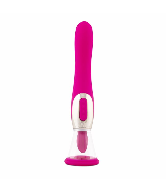 Teazers Teazers - Pleasure Pump Met G-Spot Vibrator - Roze