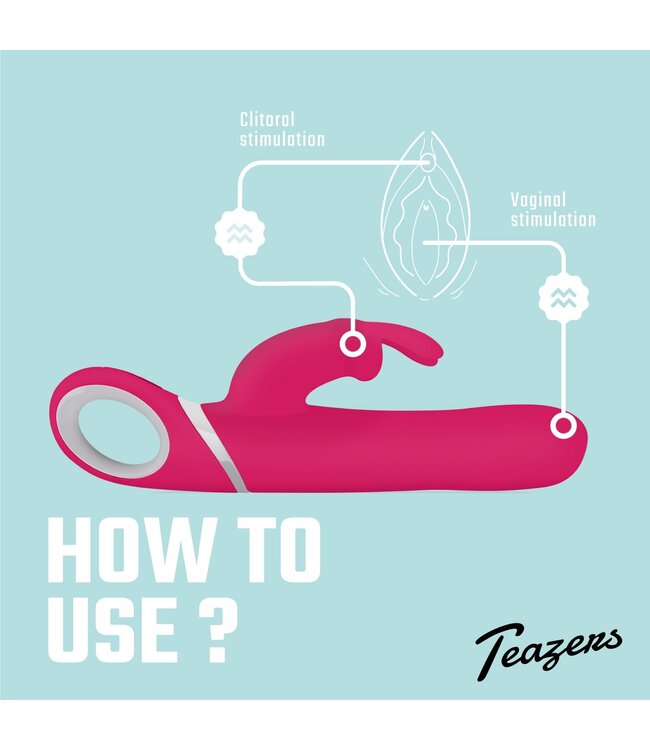 Teazers Teazers – Rabbit Vibrator – Roze