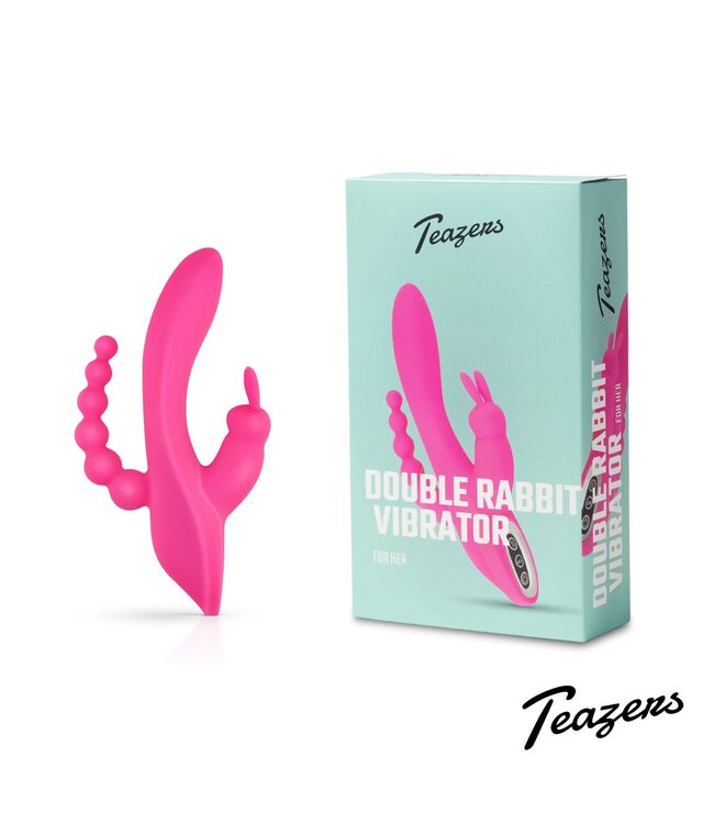 Teazers Teazers – Dubbele Rabbit Vibrator – Roze