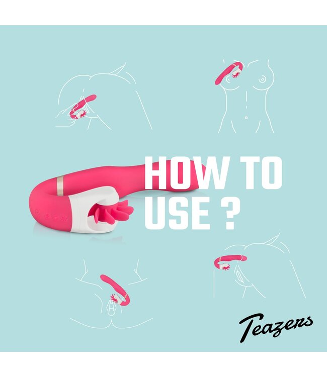 Teazers Teazers – Wheelie Vibe Vibrator – Roze