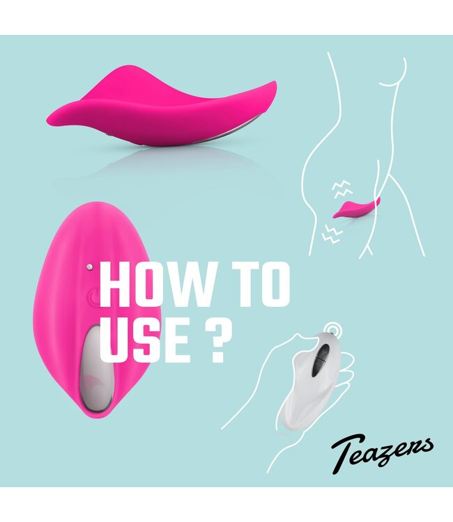 Teazers Teazers – Panty Pleasure Clitoris Vibrator – Roze