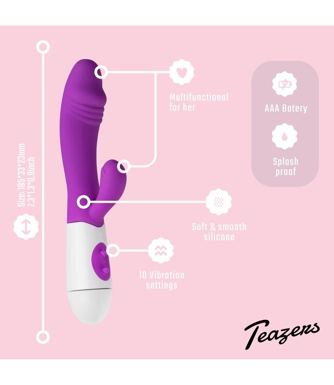 Teazers Teazers – Tarzanbocht Vibrator – Paars