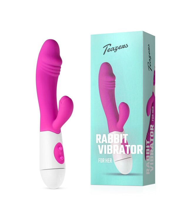 Teazers Teazers – Realistische Rabbit Vibrator – Roze