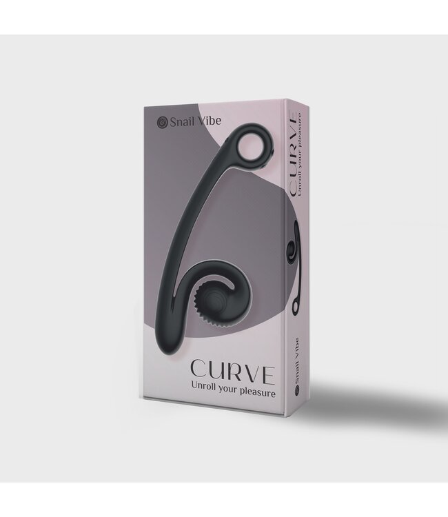 SVibe Snail Vibe Curve Duo Vibrator - Zwart
