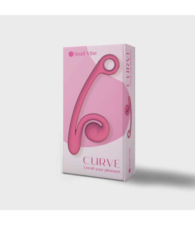 SVibe Snail Vibe Curve Duo Vibrator - Roze