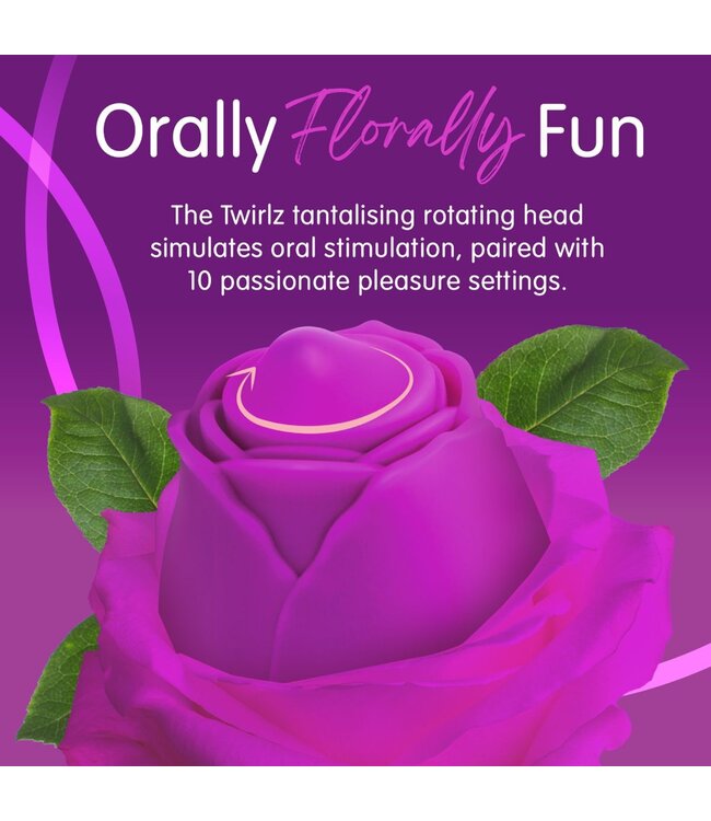 Creative Conceptions Skins Rose Buddies - The Rose Twirlz Vibrator