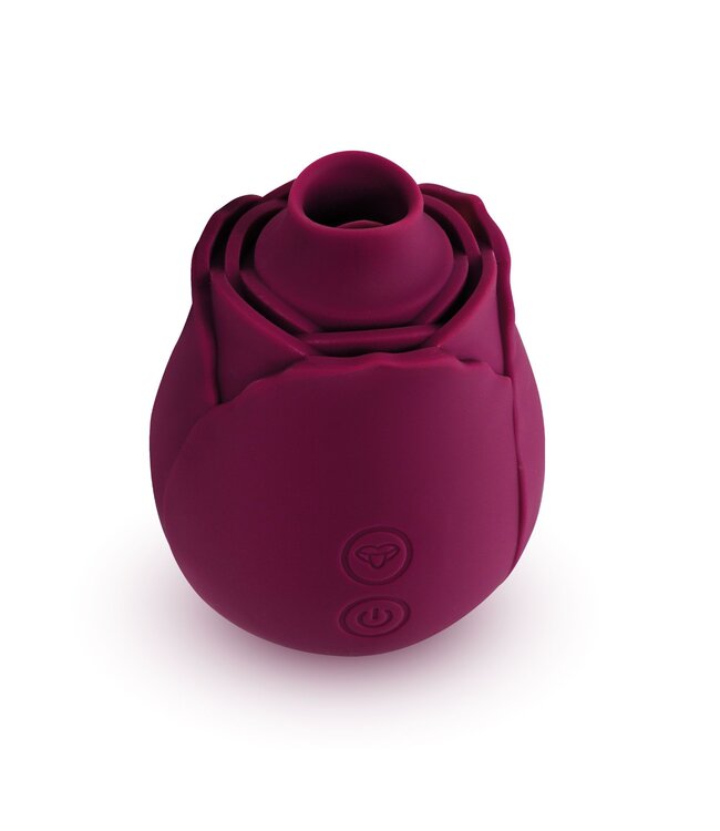 Creative Conceptions Skins Rose Buddies - The Rose Flutterz Vibrator - Wijnrood