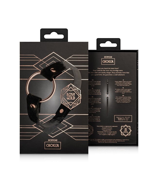 Rosy Gold Rosy Gold - Choker - Zwart