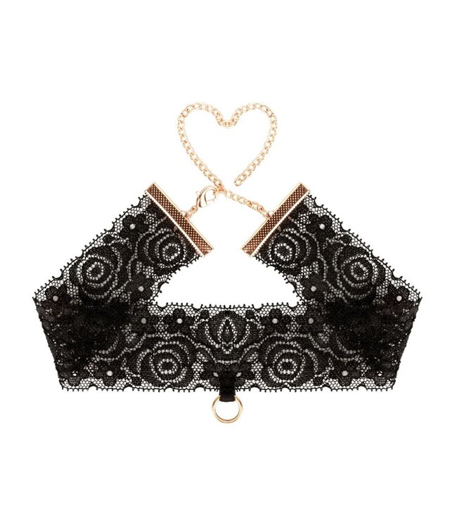 Rosy Gold Rosy Gold - Kant Manchetten en Kraag - Zwart