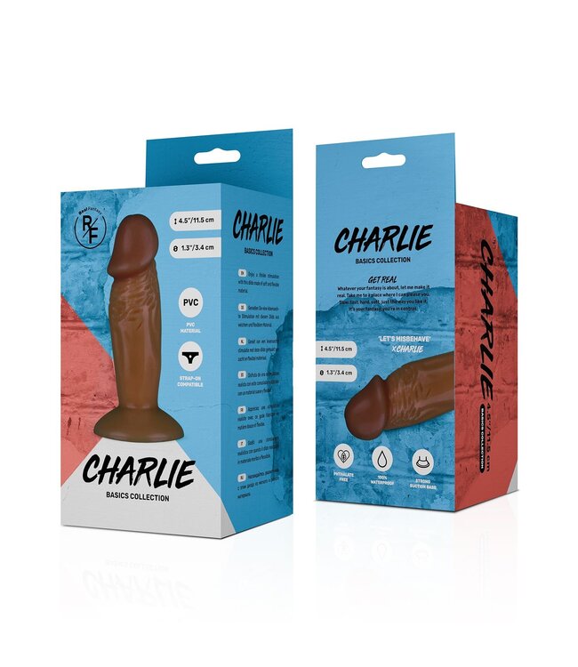 Real Fantasy Charlie Realistische Dildo Met Zuignap - 11,5 cm