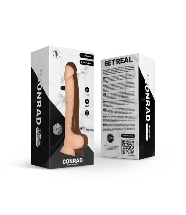Real Fantasy Real Fantasy Deluxe - Conrad Vibrerende Realistische Dildo  - 20 cm