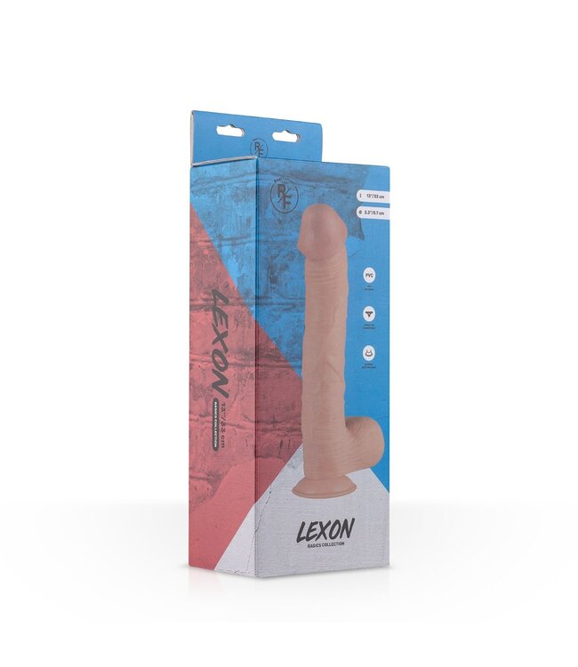 Real Fantasy Lexon Realistische Dildo Met Balzak - 33 cm