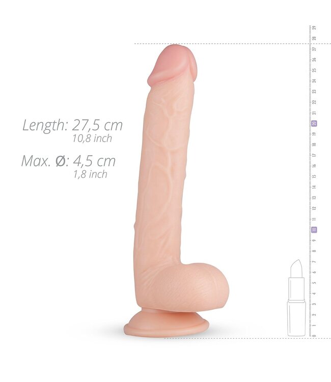 Real Fantasy Elvin Realistische Dildo Met Balzak - 27,5 cm