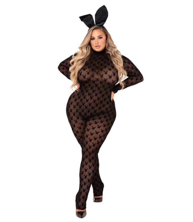 Playboy Lingerie Playboy Lingerie - Playboy Bunny 2-Delige Set - Zwart