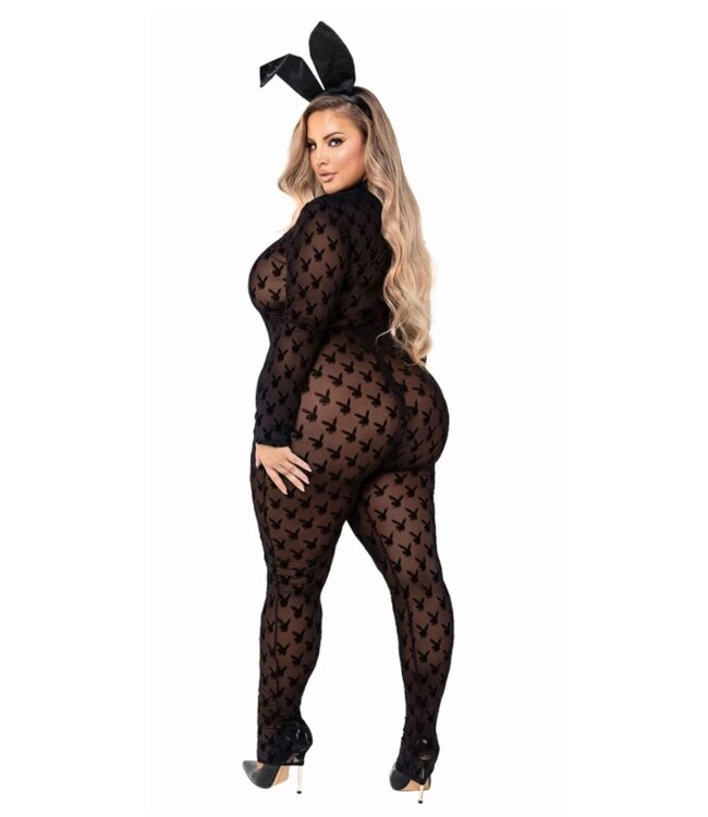 Playboy Lingerie Playboy Lingerie - Playboy Bunny 2-Delige Set - Zwart
