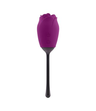Playboy Playboy- Petal vibrator - Paars/zwart