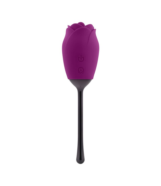 Playboy Playboy- Petal vibrator - Paars/zwart
