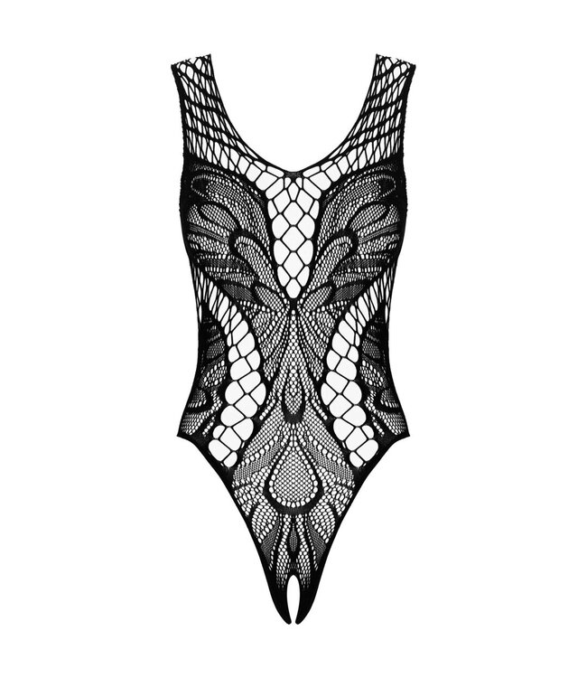 Obsessive Obsessive - Kanten Net Body - Zwart