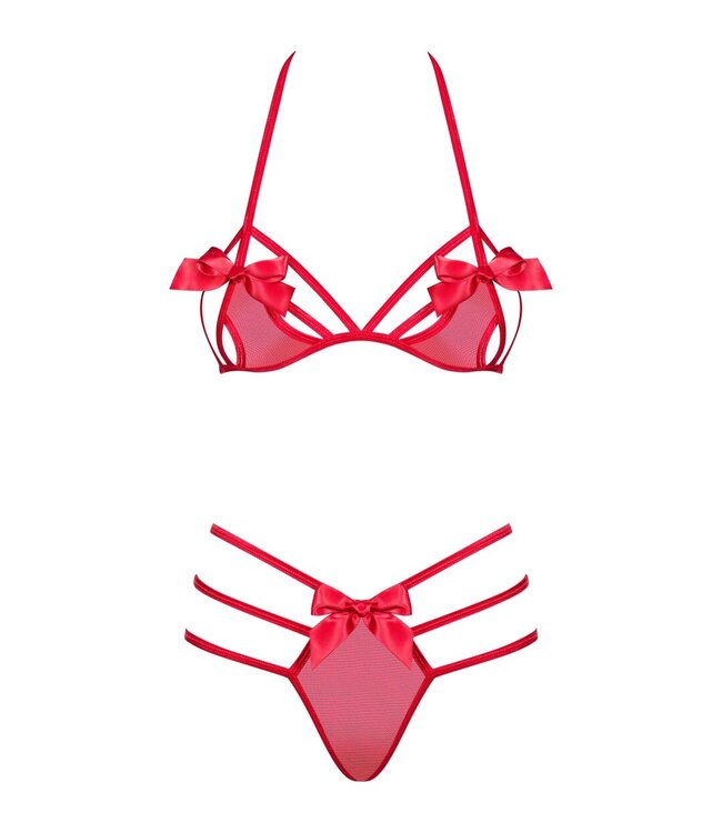 Obsessive Obsessive - Giftella 2-Delige Set - Rood